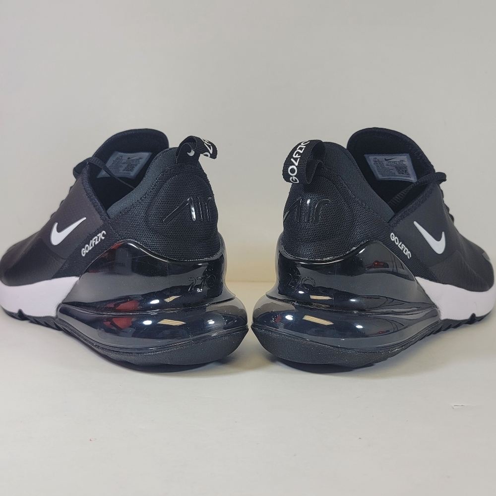Nike Air Max 270 G Golf Shoes Black White CK6483-001 Men's Sizes New - Picture 8 of 9